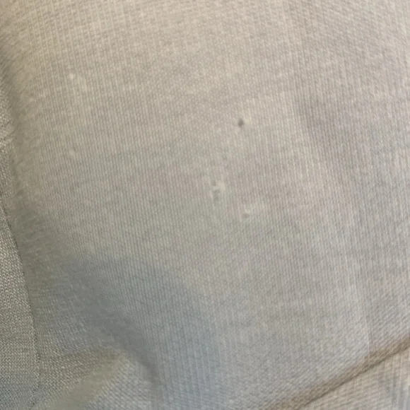 Athleta Seasoft Bubble Hem Hoodie in light blue gray Size L - Picture 16 of 16